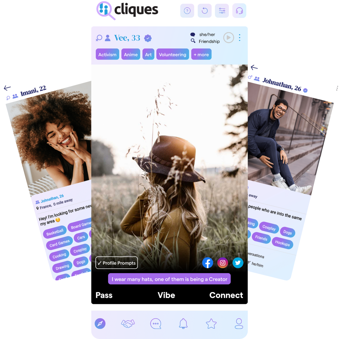 Cliques App Showcase